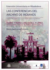 Cartel Archivo Indianos - Modernismo