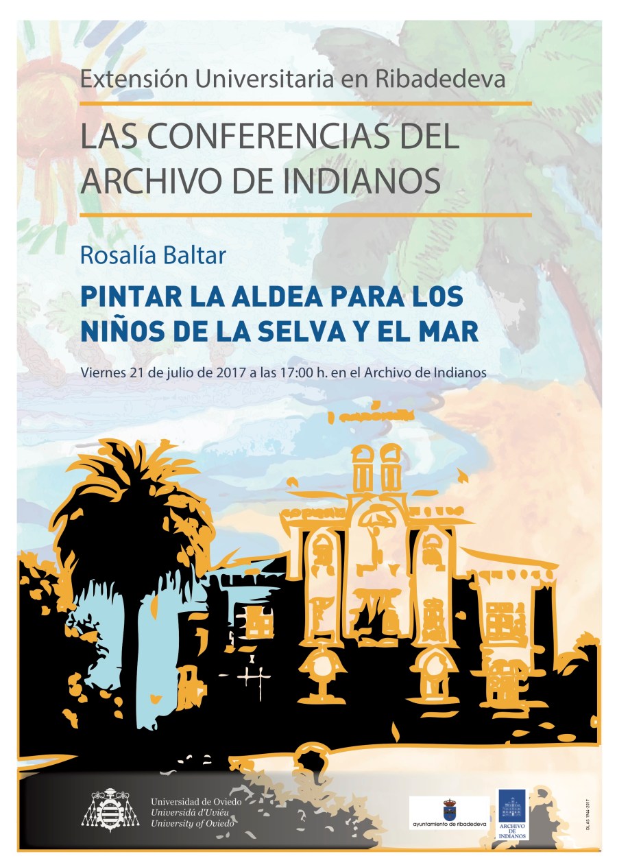 Cartel Archivo Indianos - Rosalía Baltar julio 2017