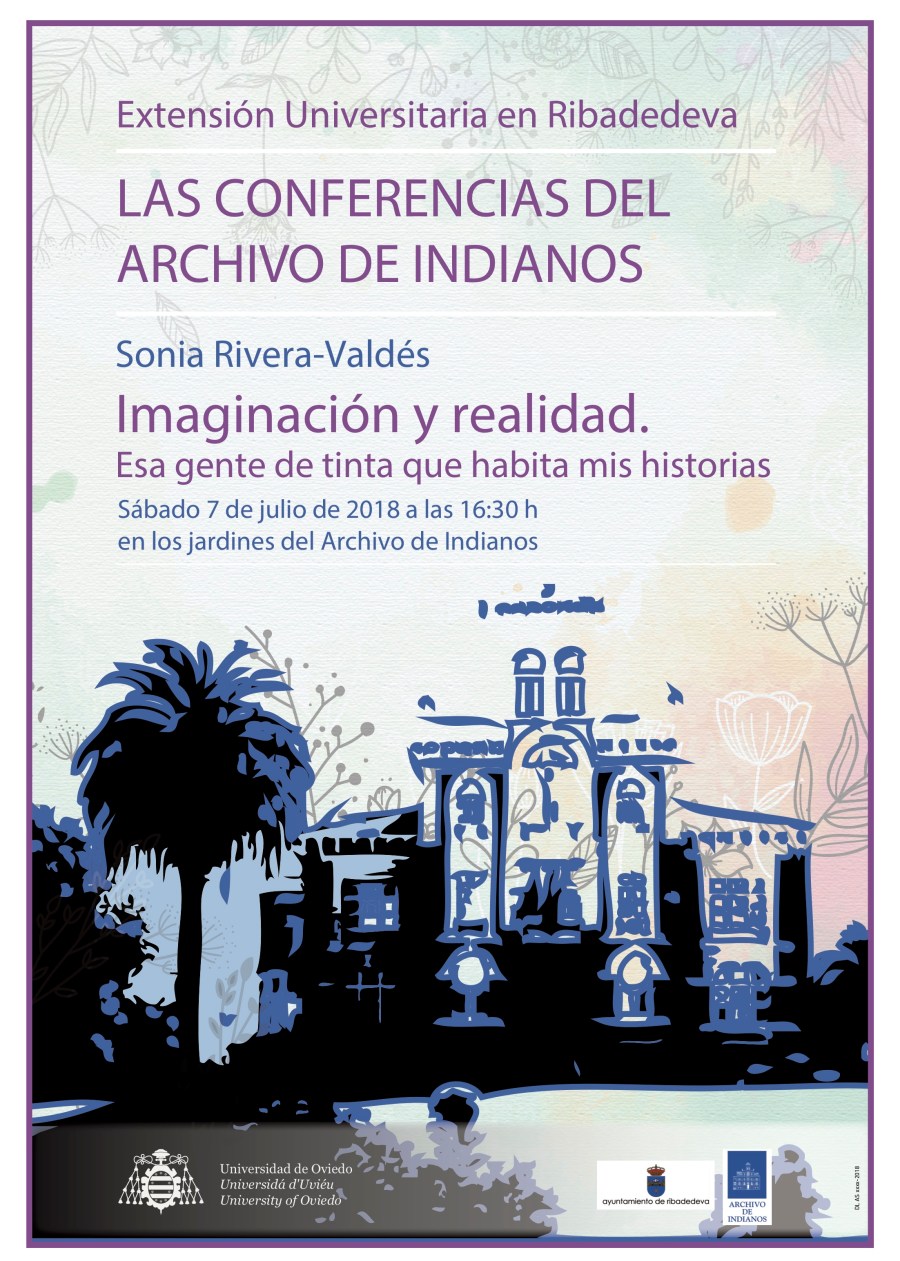 Cartel Archivo Indianos. Sonia Rivera-Valdés