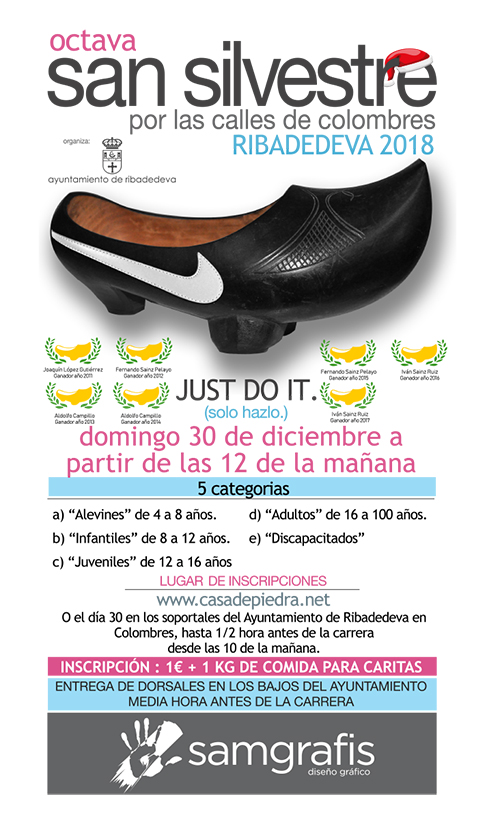 Cartel san Silvestre 2018